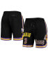 Фото #1 товара Men's Anthony Davis Black Los Angeles Lakers Player Shorts