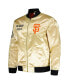 Фото #2 товара Men's Gold San Francisco Giants OG 2.0 Lightweight Satin Full-Zip Jacket