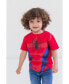 Фото #2 товара Little Boys Spider-Man 4 Pack T-Shirts Spiderman