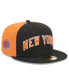 Фото #4 товара Men's Black New York Knicks 2022/23 City Edition Official 59FIFTY Fitted Hat