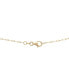Фото #7 товара Wrapped diamond Cancer Constellation 18" Pendant Necklace (1/20 ct. tw) in 10k Yellow Gold, Created for Macy's