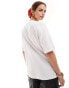 Фото #2 товара JJXX oversized t-shirt with amalfi chest print in white