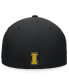 Фото #4 товара Men's Black Iowa Hawkeyes Fitted Hat