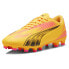 Фото #2 товара Puma Ultra Play Firm GroundArtificial Ground Soccer Cleats Mens Orange Sneakers