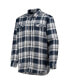 Фото #3 товара Men's Navy, White Dallas Cowboys Flare Gun Omni-Wick Button-Up Long Sleeve Shirt