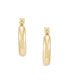 ფოტო #4 პროდუქტის Polished Tube Hoop Earrings, 30mm, Created for Macy's