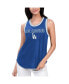 Фото #1 товара Women's Royal Los Angeles Dodgers Strategy Tank Top