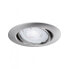 PAULMANN 93399 - Recessed lighting spot - GU10 - 1 bulb(s) - LED - 10 W - Brushed iron