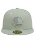 ფოტო #3 პროდუქტის Men's Light Green Golden State Warriors Sage Color Pack 59FIFTY Fitted Hat