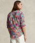 Фото #2 товара Men's Classic-Fit Patchwork Madras Workshirt