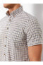 Фото #4 товара Рубашка мужская LC WAIKIKI Classic Regular Fit Oxford с коротким рукавом