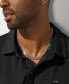 ფოტო #3 პროდუქტის Platinum-Plated Brass Curb Unisex Chain Necklace