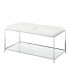 Palm Beach Coffee Table with Shelf and Removable Trays