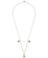 ფოტო #3 პროდუქტის Citrine (1/4 ct. t.w.) & Lab-grown White Sapphire (1/5 ct. t.w.) Star Dangle Collar Necklace in 14k Gold-Plated Sterling Silver, 16" + 2" extender
