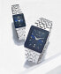 ფოტო #3 პროდუქტის Women's Futuro Diamond-Accent Stainless Steel Bracelet Watch 21x32mm, Created for Macy's