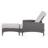 Sessel-Set Paradise Lounge (mit Hocker)