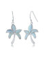 Sterling Silver Larimar Palm Tree Earrings