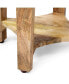 Фото #7 товара Handcrafted Mango Wood Accent Table