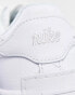 Nike Air Force 1 Shadow trainers in triple white