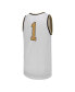 Men's #1 White Colorado Buffaloes Replica Basketball Jersey