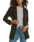 Фото #1 товара B. New York Notched Collar Wrap Jacket Women's Black S