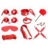 Фото #3 товара Bondage Set 10 Pieces Red