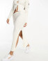 Фото #4 товара Kaiia knitted maxi skirt co-ord in cream