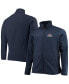 Фото #1 товара Men's Navy Chicago Bears Big and Tall Sonoma Softshell Full-Zip Jacket