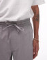 Фото #2 товара Topman loose chino trousers with elasticated waistband in grey