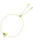 ფოტო #1 პროდუქტის Cubic Zirconia & Enamel Bee Bolo Bracelet