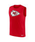 Men's Red Kansas City Chiefs Blitz Legend Muscle Perform Tank Top Красный, 2XL - фото #3