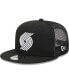 Men's Black Portland Trail Blazers Evergreen 9FIFTY Trucker Snapback Hat - фото #1