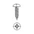 Фото #2 товара LALIZAS Cross Recessed Pan Head Self Tapping Screw