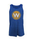 Фото #4 товара Men's Threads Draymond Green Royal Golden State Warriors Name and Number Tri-Blend Tank Top