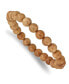 ფოტო #1 პროდუქტის 8mm Taxus Chinesis Wood Beaded Stretch Bracelet