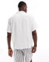 Threadbare textured shirt in white