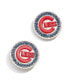 ფოტო #2 პროდუქტის Women's Chicago Cubs Statement Stud Earrings