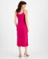 ფოტო #2 პროდუქტის Women's Cowl-Neck Spaghetti Strap Side-Slit Dress, Created for Macy's