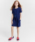 Фото #2 товара Girls French Terry Dress, Created for Macy's