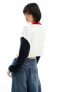 Tommy Jeans archive sweater in white