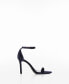 Фото #2 товара Women's Velvet Heel Sandals