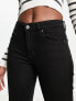 Фото #4 товара Mango flared jeans with split hem detail in black
