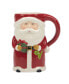 Фото #2 товара Joy of Christmas 18 oz 3-D Santa Mugs Set of 4