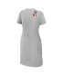 Women's Heather Gray San Francisco Giants Knotted T-shirt Dress