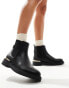 New Look Wide Fit chelsea boot in black