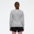 New Balance Women's United Airlines NYC Half Training Graphic Long Sleeve Grey