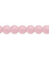 Rose Quartz & Cubic Zirconia Heart Bead Stretch Bracelet in 18k Gold-Plated Sterling Silver