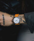 Фото #6 товара Часы и аксессуары MVMT Field II Мужские Оранжевые Нейлоновые Часы 41 мм