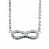 Фото #1 товара Колье CRYSTalp Infinity Steel Necklace.