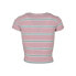 URBAN CLASSICS Stripe Cropped short sleeve T-shirt